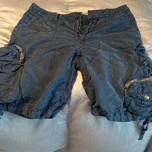 Blue Ralph Lauren cargo shorts